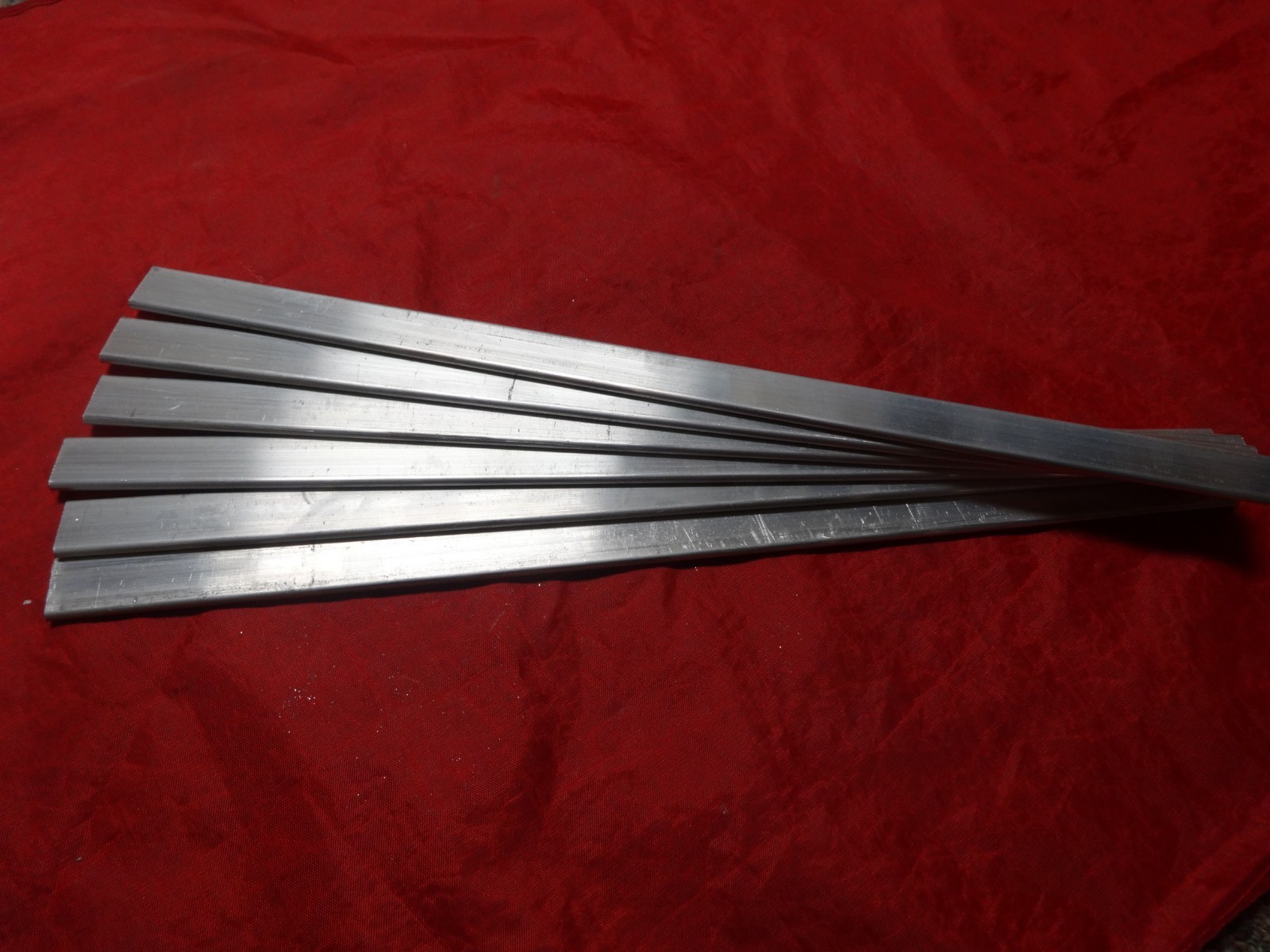 6 Pieces 1/8″ X 5/8″ ALUMINUM 6061 FLAT BAR 12″ long