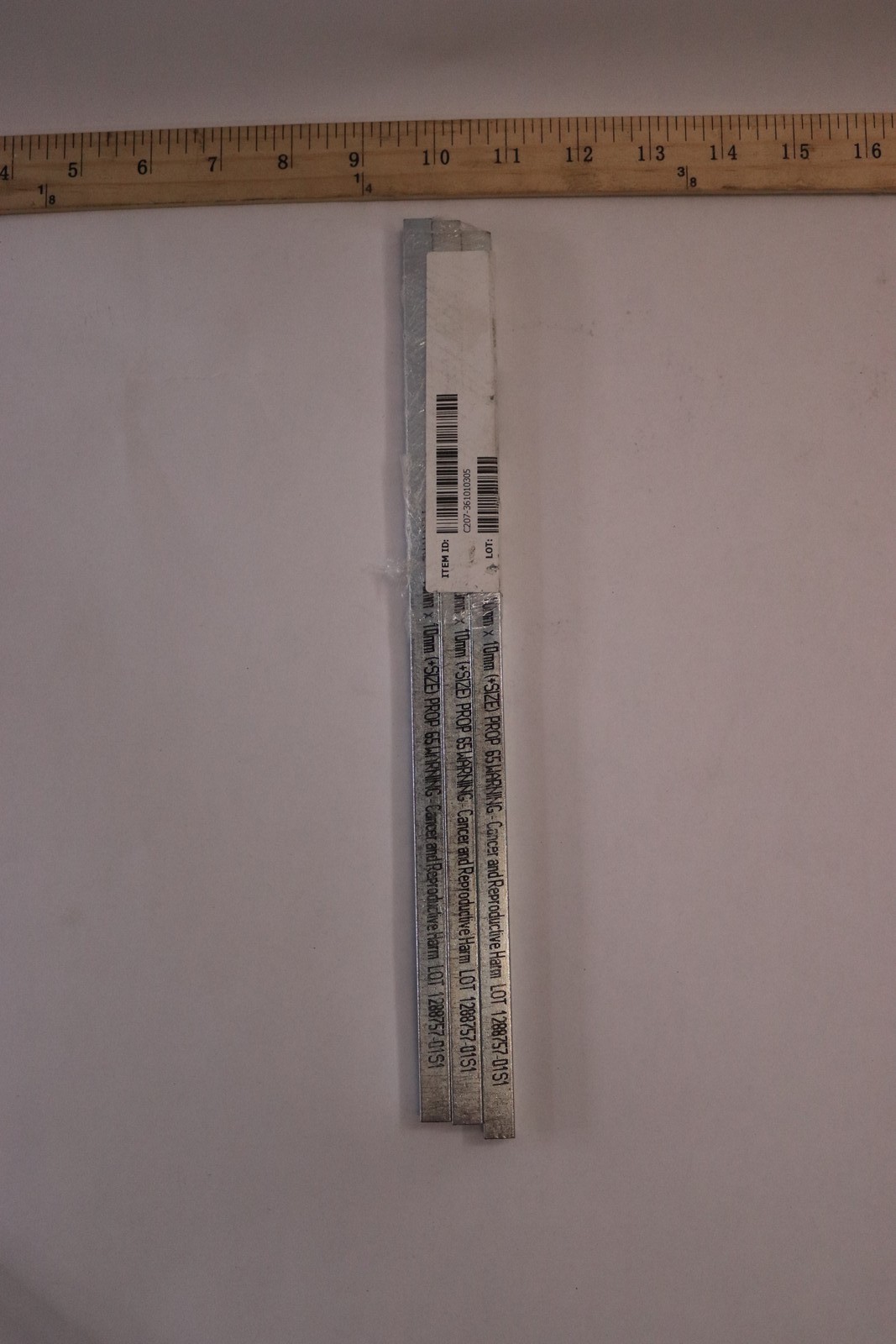 MSC Oversized Key Stock Steel Zinc-Plated 12″ Long C207-361010305