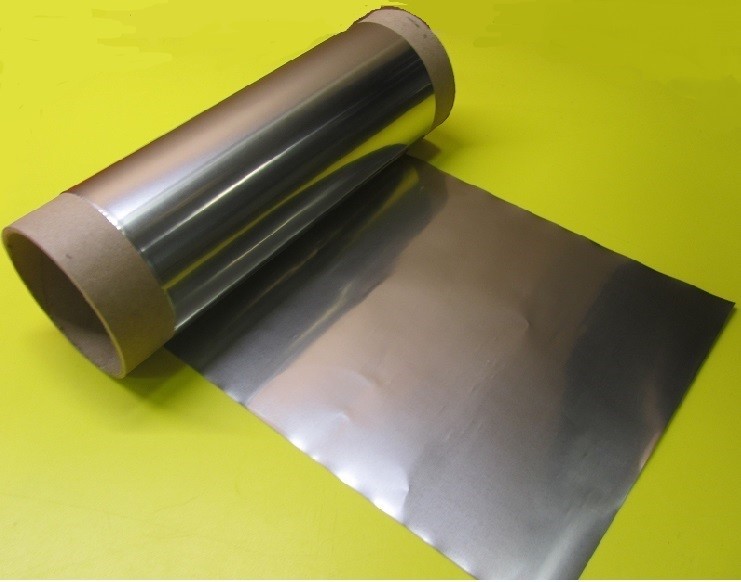 321 Weldable Stainless Steel Foil, .002″ Thick x 10.0″ Wide x 10 Foot Length