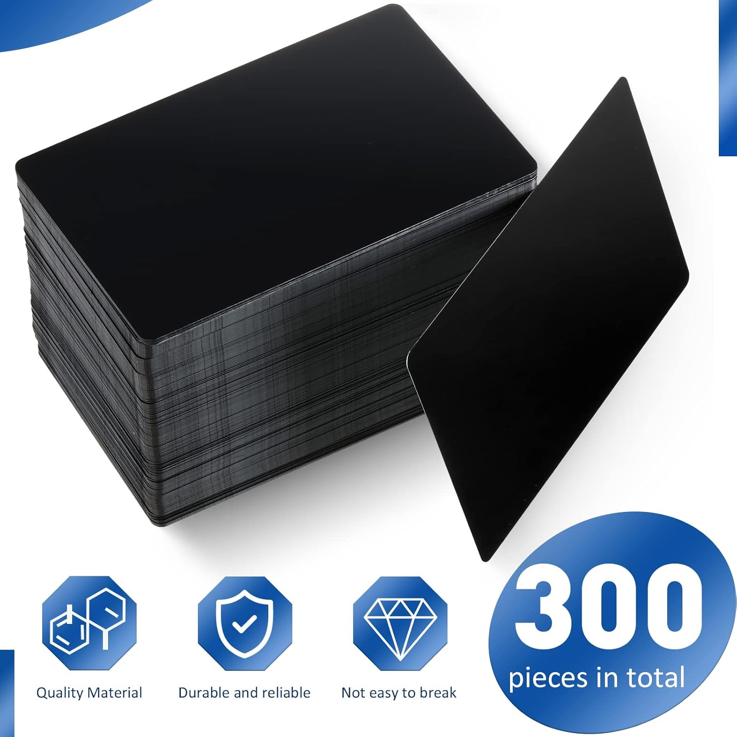 300 Pieces Metal Engraving Blanks Multipurpose Aluminum Sheet Aluminum Business