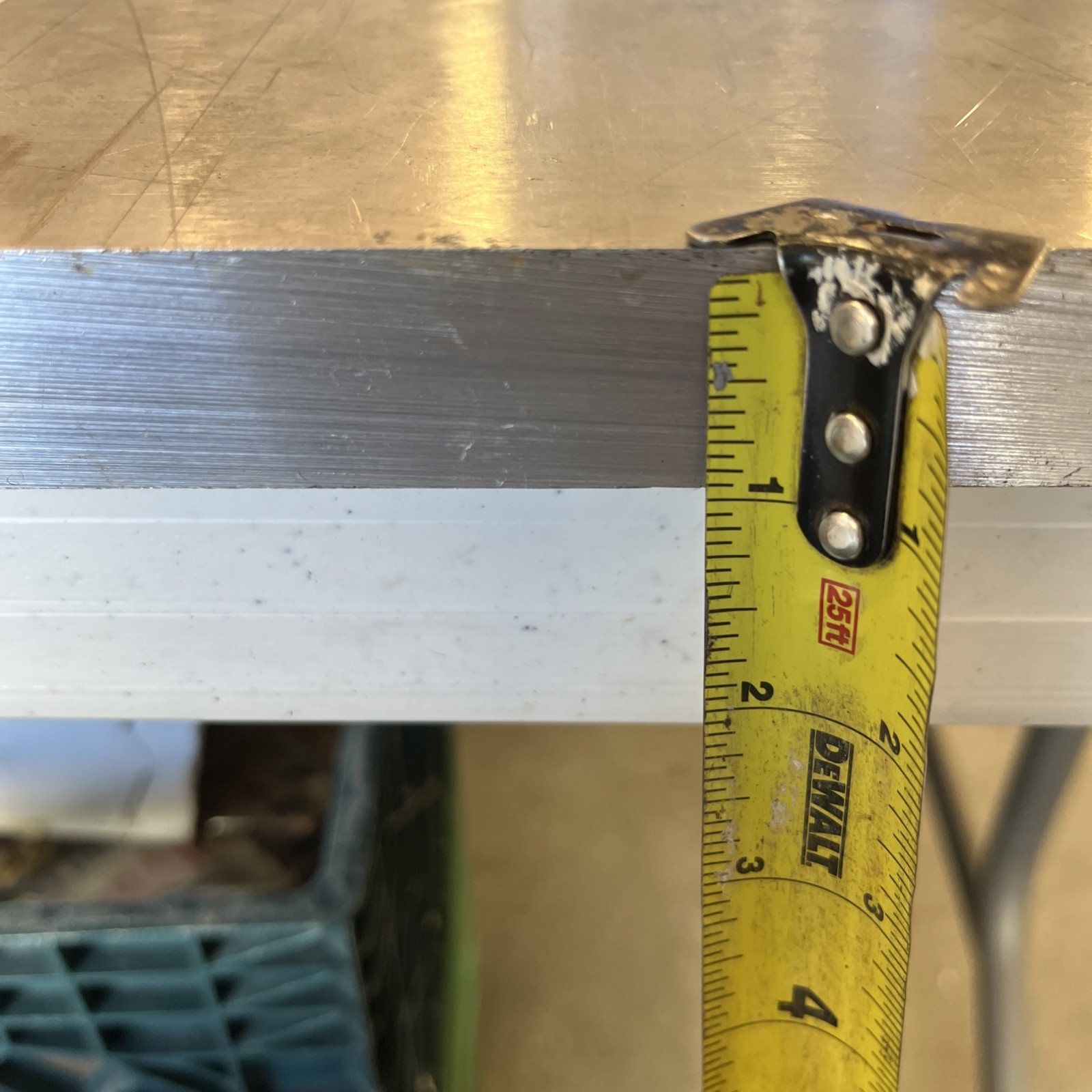 1″ thick Aluminum Lot Of (2). 6 7/8 “X 13 1/8 “X 1” And 4 1/8”x6 1/2”x 1”.