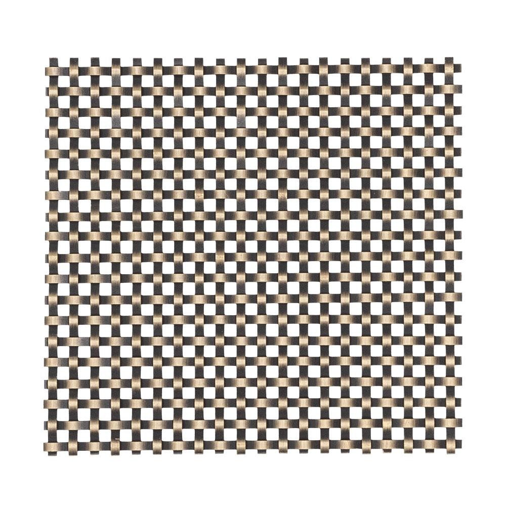 Architectural Products by Outwater 18in x 48in Flat Single Crimp | Antique Brass