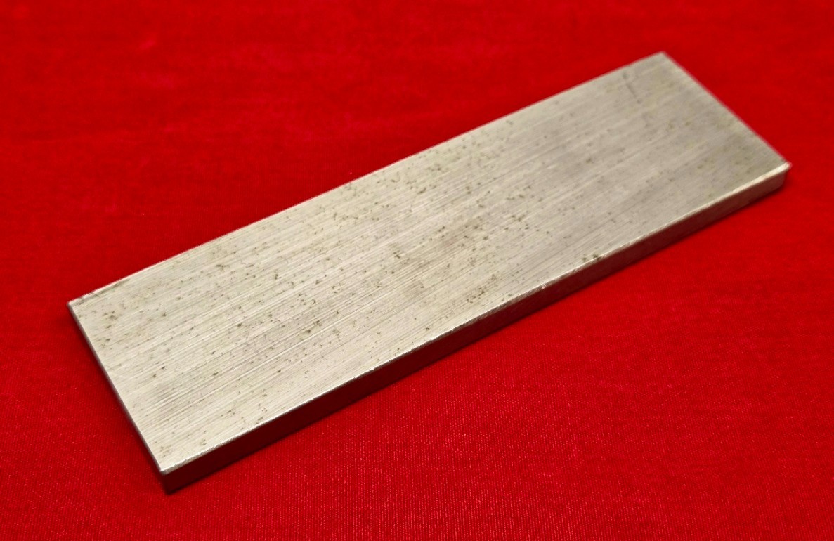 D2 Tool Steel Block Billet 5.010″ L x 1.510″ W x 0.263″ Thick, 8.87 Oz.