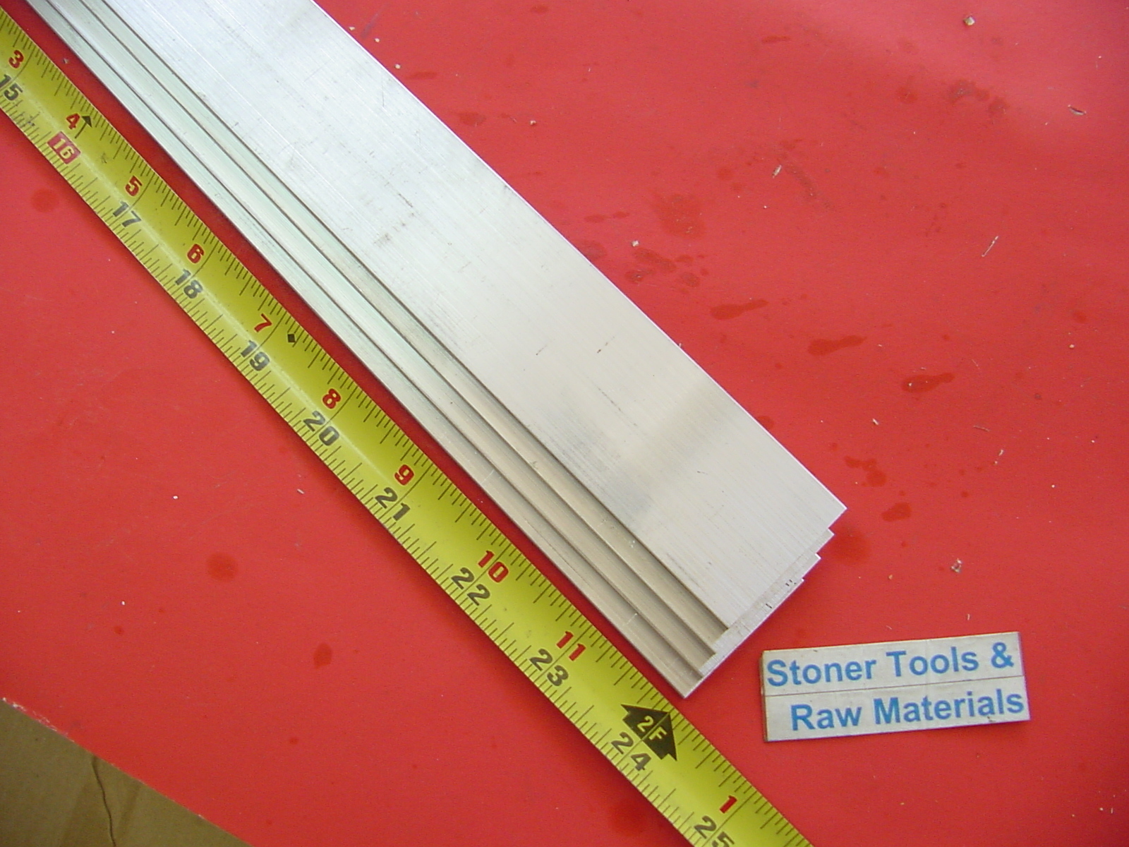 4 Pieces 3/16″ X 1-1/2″ ALUMINUM 6061 FLAT BAR 24″ long T651 Extruded Mill Stock