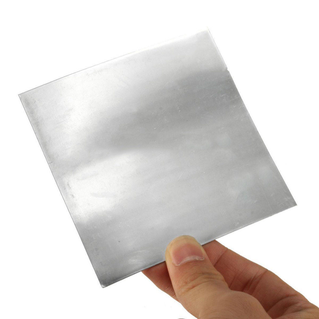 High Purity 99.9% Zinc Zn Sheet Plate Metal Foil 100x100x0.5mm