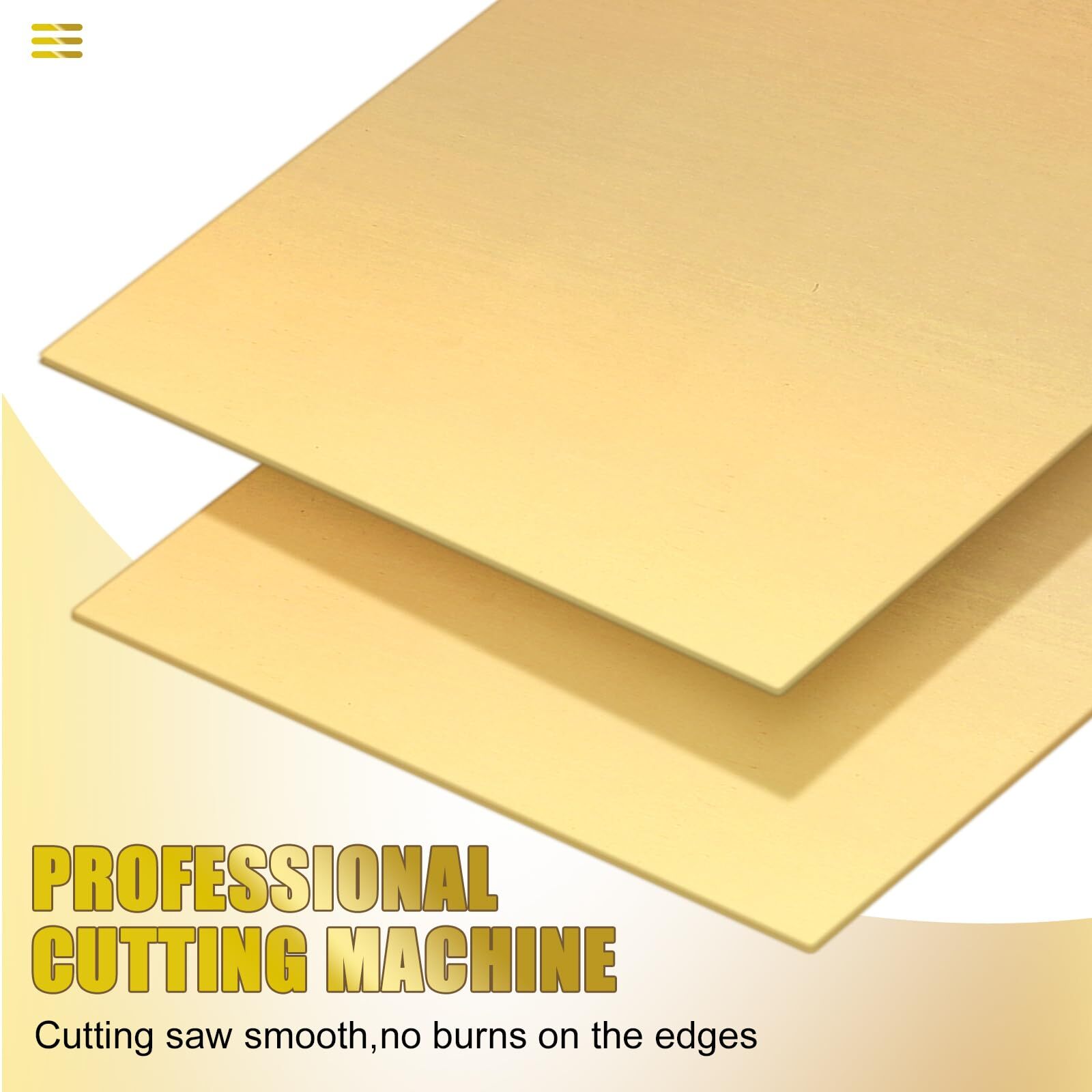4 Pieces Brass Sheet 6″ x 12″ x 0.025″ 22 Gauge0.6mm Thickness Brass Plates D…