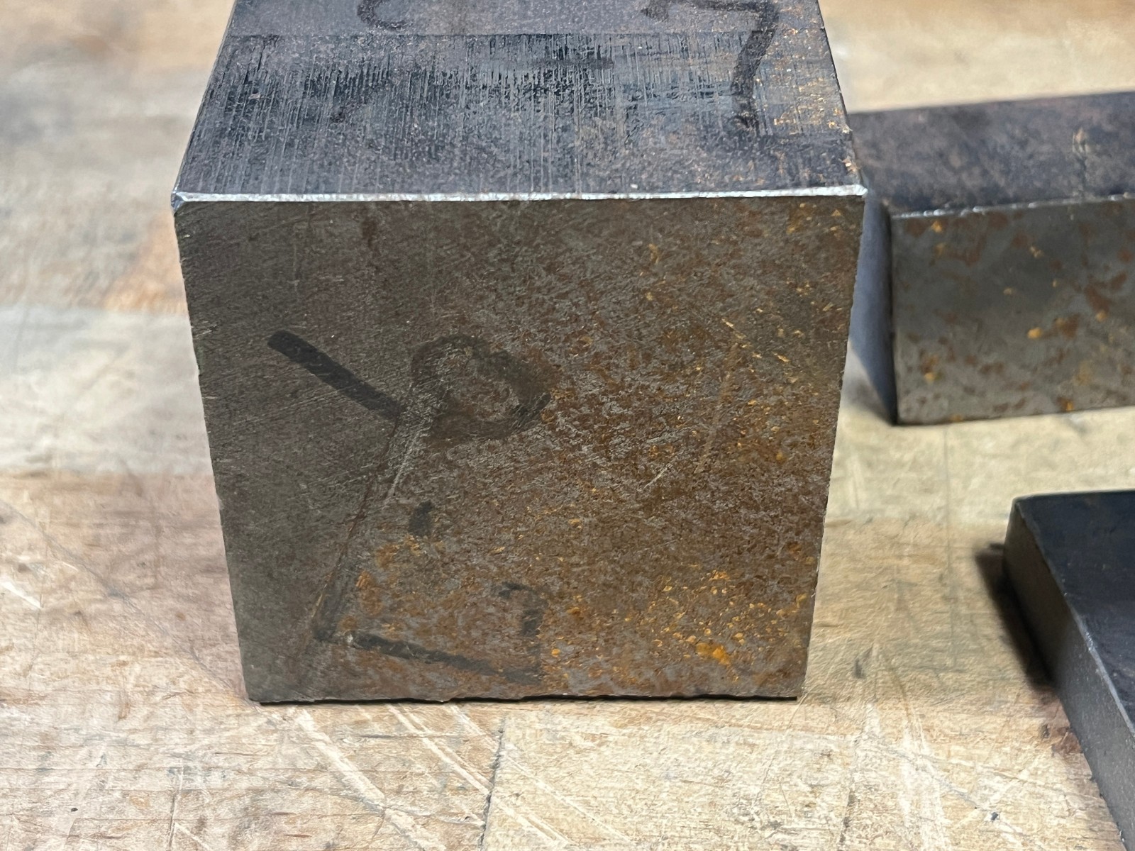 L6 Tool steel gunsmith lot 6 1/2 x 2 1/2 x 1/2 / 6 1/2 x 1 1/2 x 1 3/8