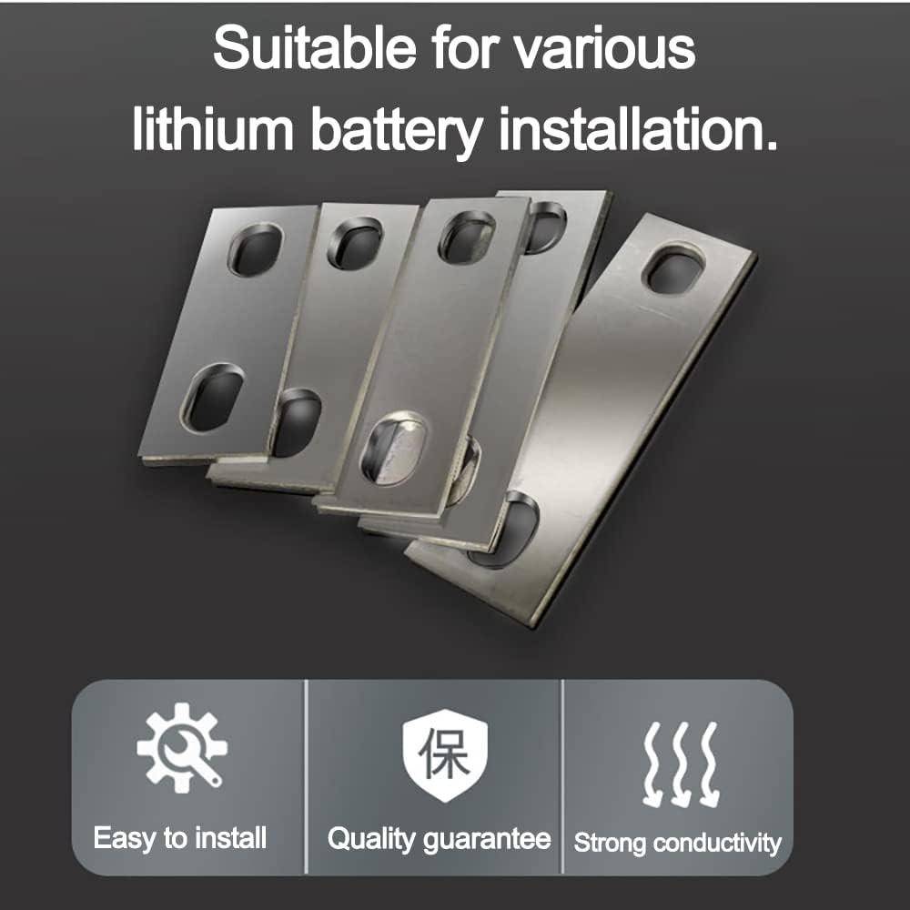 Bus Bars Connector Red Copper Nickel Plate Pitch Row 45Mm Lifepo4 Cell Lithium B