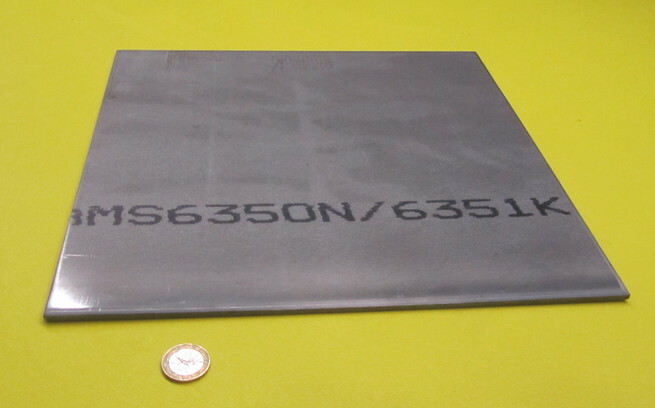 4130 Steel Sheet, .160″ Thick x 12.0″ Wide x 12″ Length, Hot Rolled