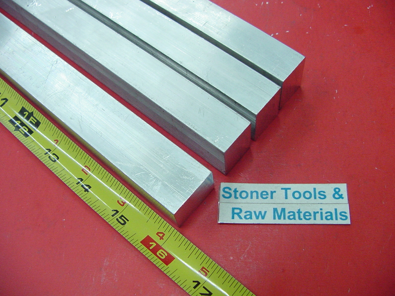 4 Pieces 3/4″ X 1″ ALUMINUM 6061 FLAT BAR 16″ long Solid Extruded Mill Bar Stock