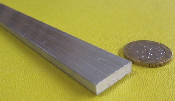 6061 T6511 Aluminum Bar, 3/16″ (.187″) Thick x 3/4 Wide x 36″ Length, 2 units