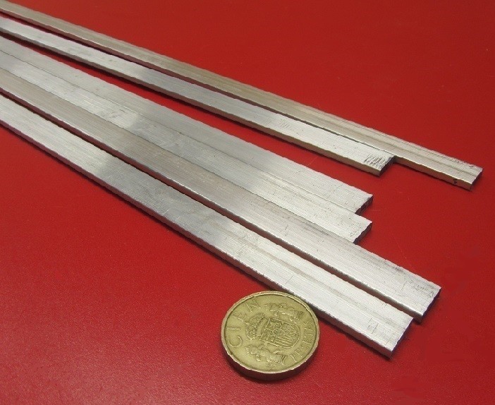 6061 T651 Aluminum Bar, 1/8″ (.125″) Thick x 1/2″ Wide x 36″ Length, 6 Pcs, 18Ft