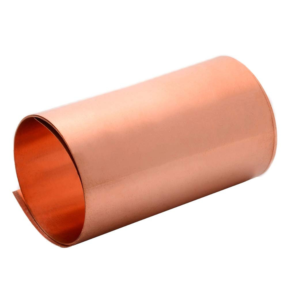 1Pc 0.2Mm Thickness Copper Sheet Roll High Purity Pure Copper Cu Metal Sheet Foi