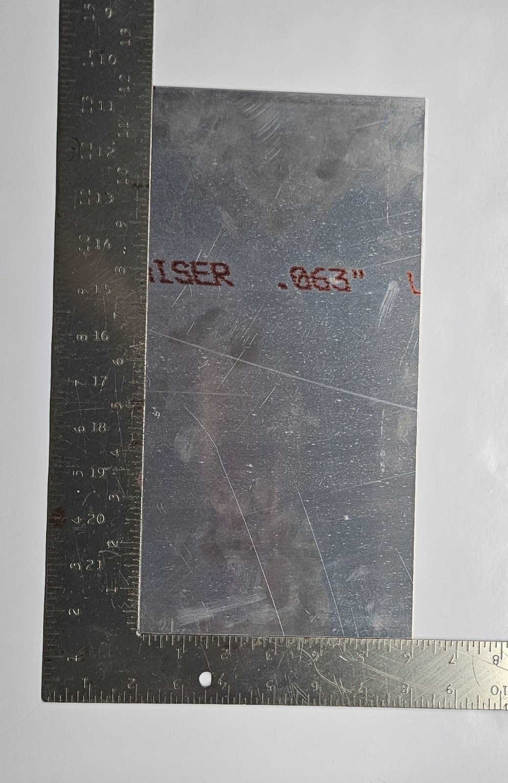 7075-T6 Aluminum Sheet Plate 12″ x 6″ x .063″ Aircraft Grade USA