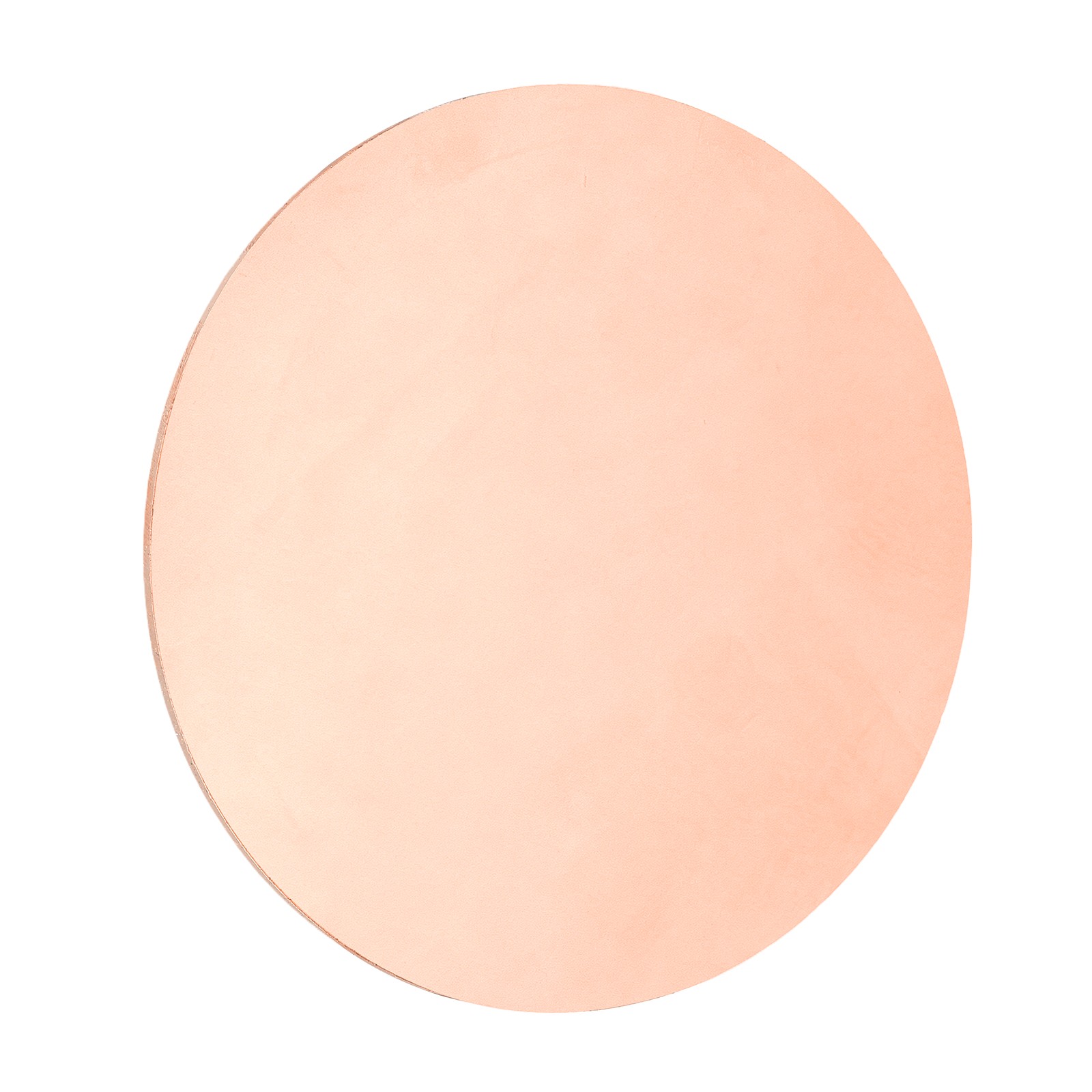 Copper Round Plate, 0.03″ Thick 5″ Dia C1100 Pure Copper Sheet