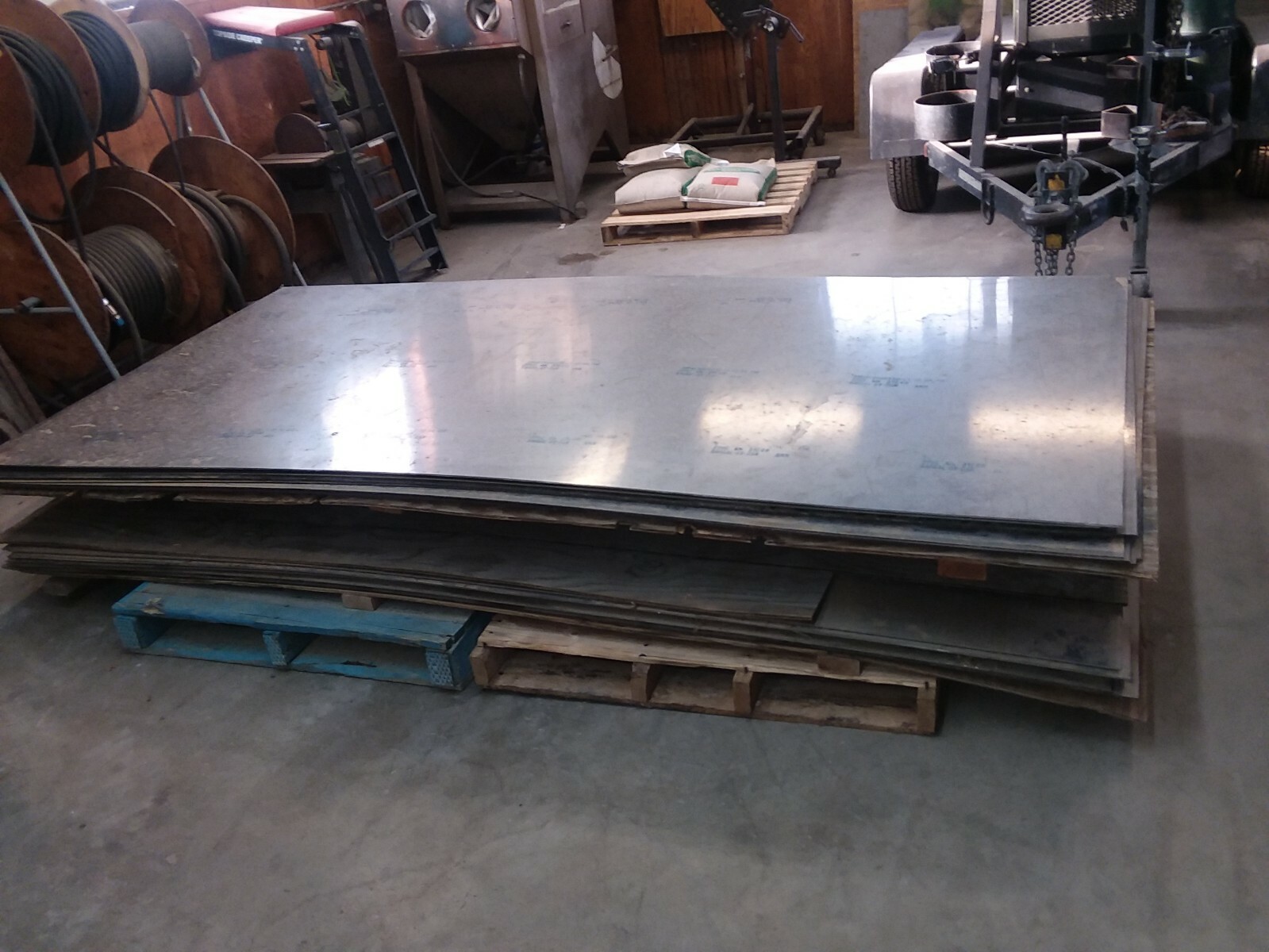 6AL-6V-2SN TITANIUM SHEET 116″x55″x.15″thick AEROSPACE FULL LARGE SHEET