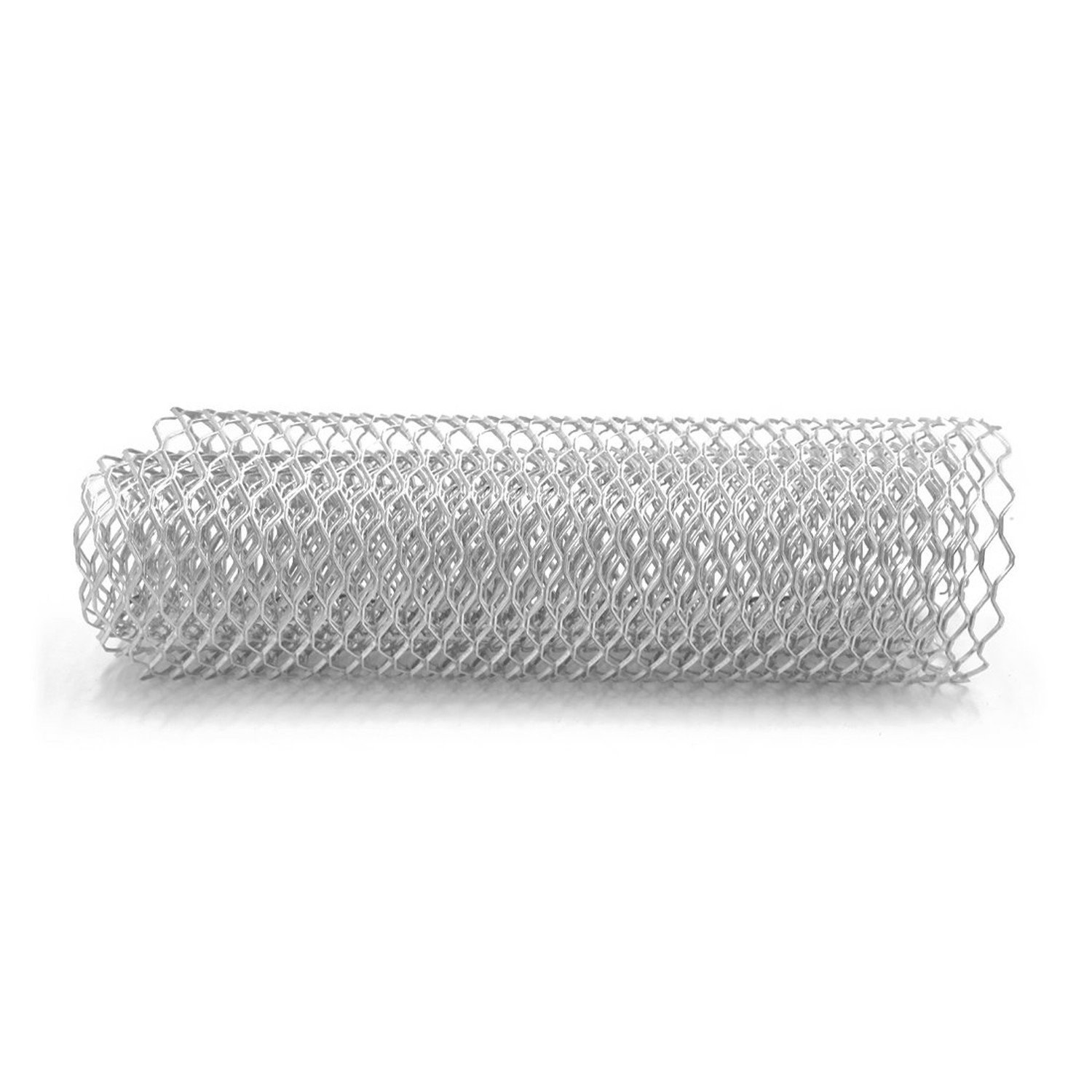 uxcell Silver Tone Aluminum Alloy Hexagon Grill Mesh Sheet 25 x 11mm for Truck