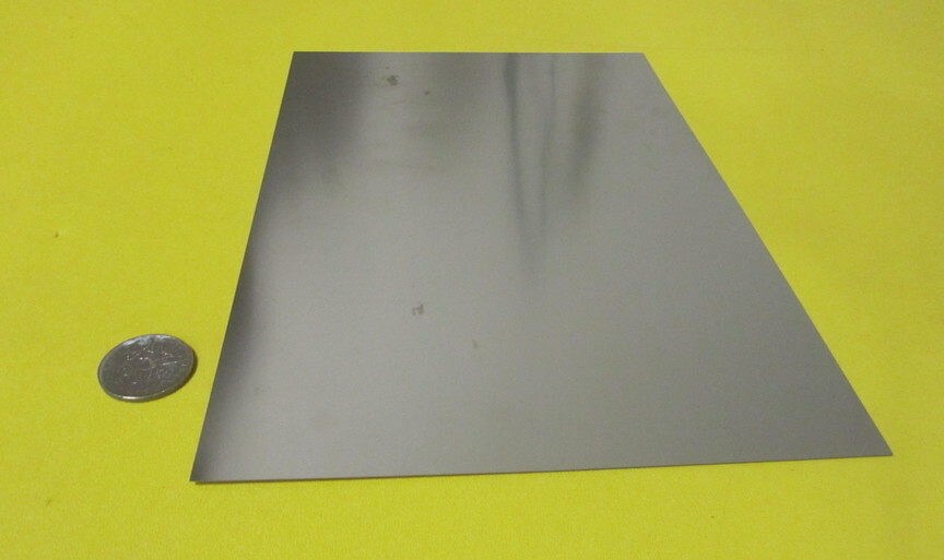 301 Stainless Steel Sheet Shim, .015″ (+/-.0010″) x 8.0″ Width x 1 Foot Length