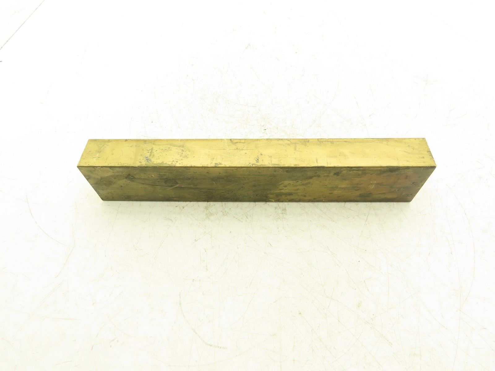 360 Yellow Brass Stock Rectangle Flat Bar 1-1/2″x 2-1/2″x 13-11/16″L 15lbs