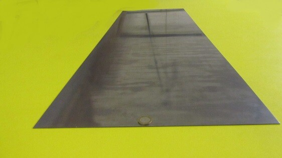 Spring Steel Annealed Sheet 0.025″ Thick x 15.0″ Wide x 48″ Length