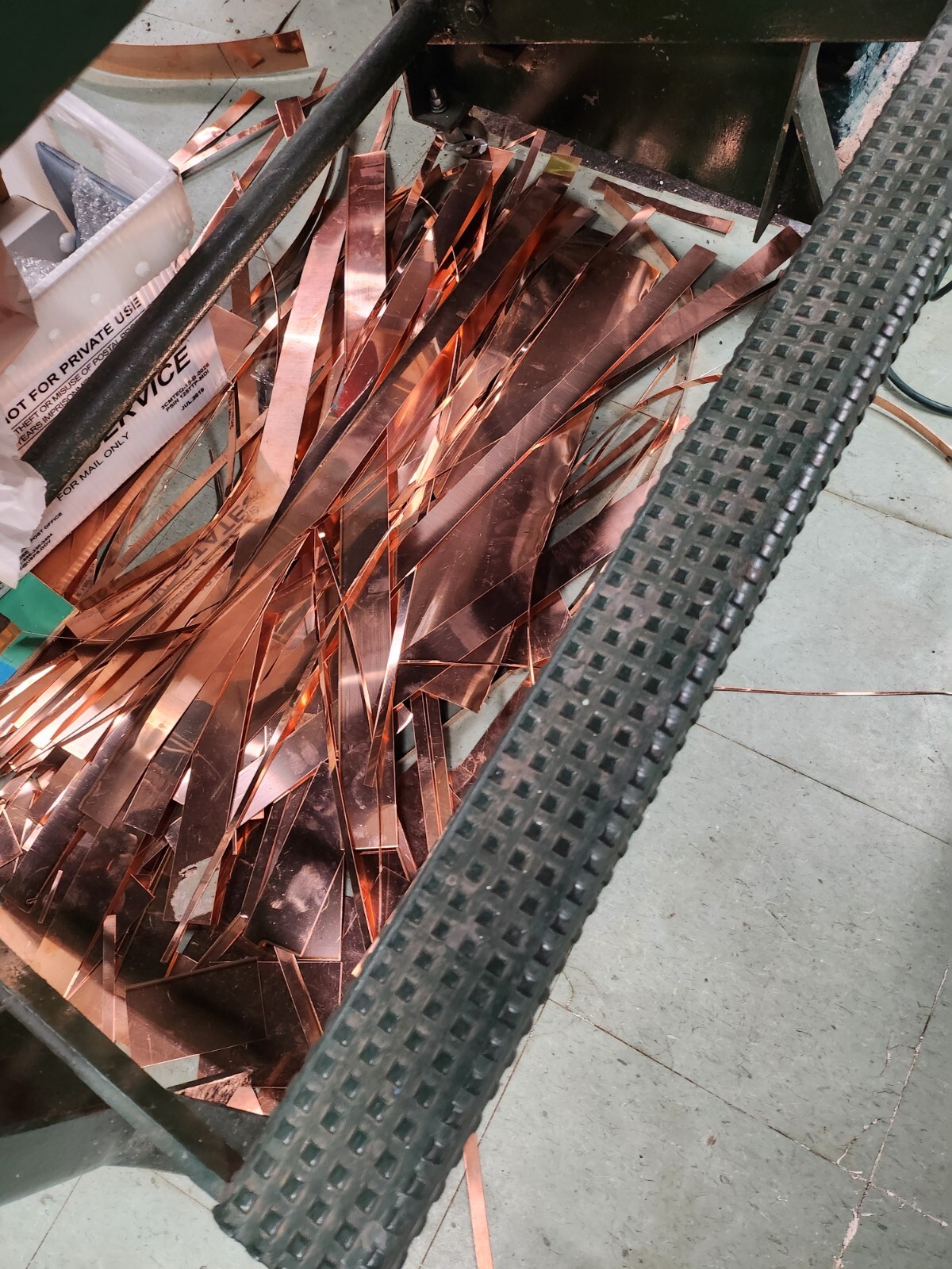 scrap copper sheet metal 1 POUND C110 pure copper 16 ounce 22 gauge