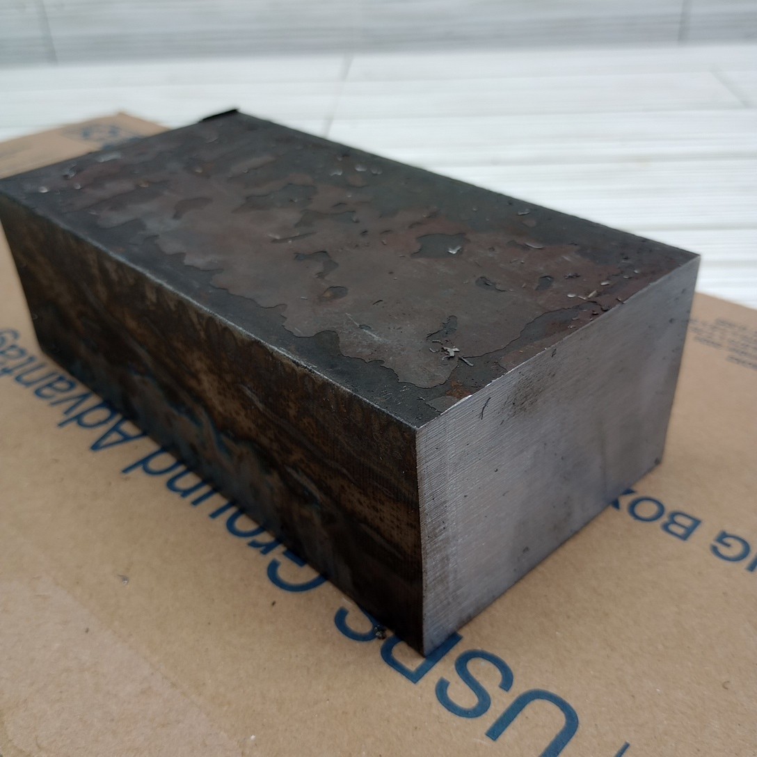 2″ X 4″ X 4″ A36 Steel Solid Bar Blacksmith Hammer Plate Welding Heavy Duty 4″