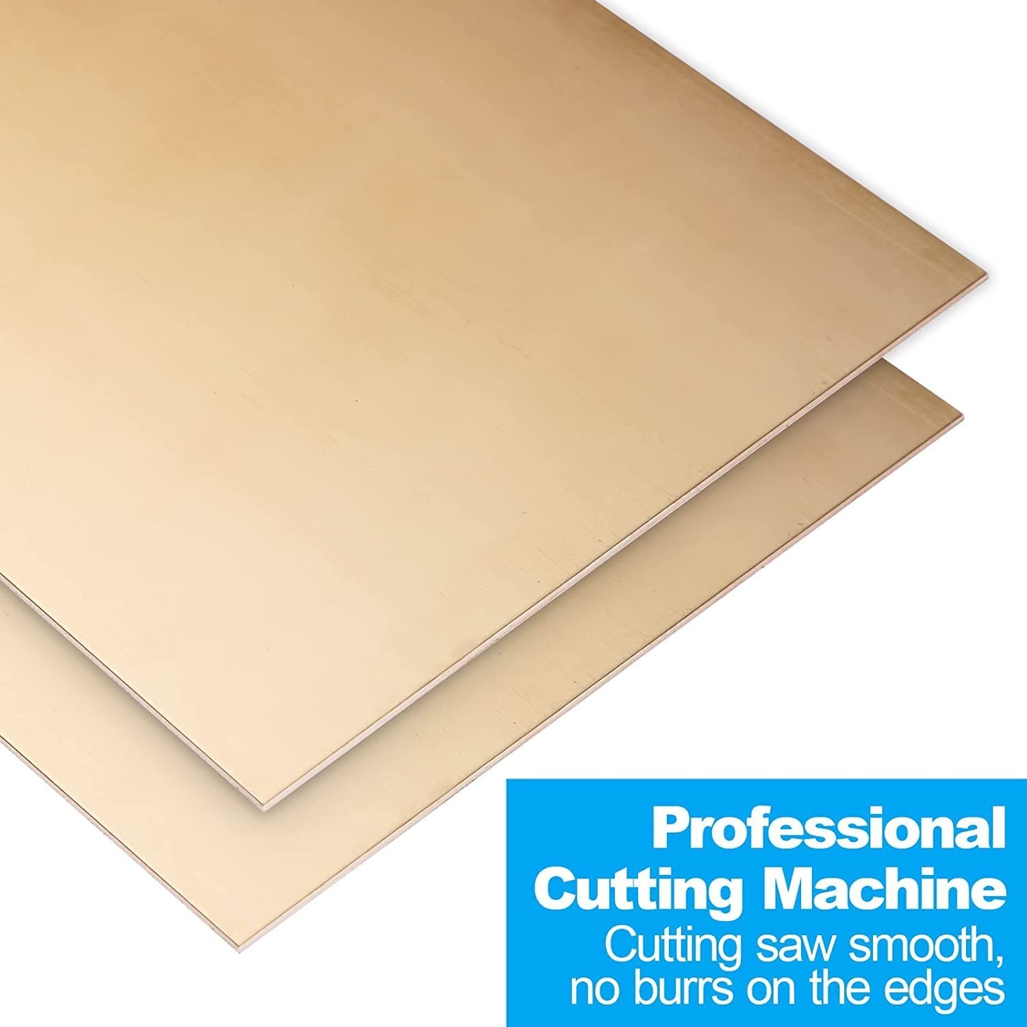 Brass Sheet, Metal Sheets Plates, 12″ Length x 6″ Width x 0.016″ Thickness, 2…