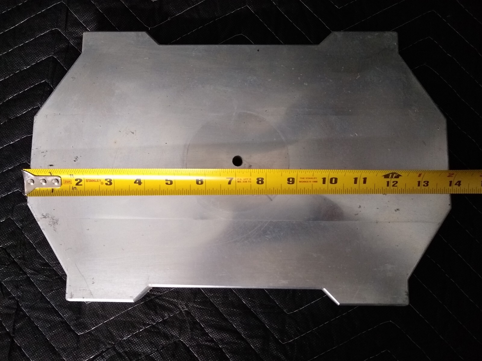 Aluminum Sheet cut out pcs 1.0″ x 14.0″ Wide x 9.5″ Length, 1 Unit