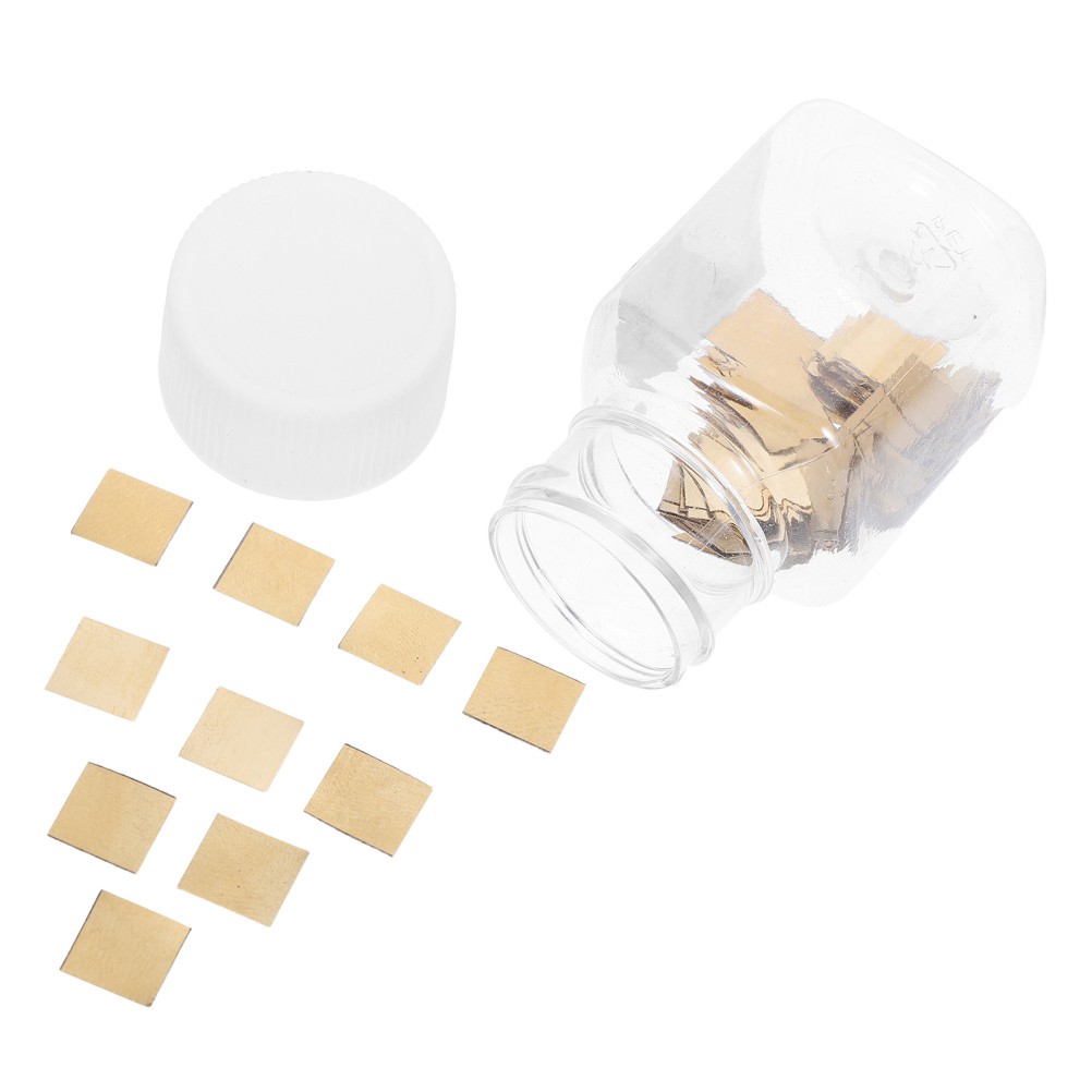 100pcs Brass Sheets for Physics Conductive Science Projects Zinc Copper Fruit