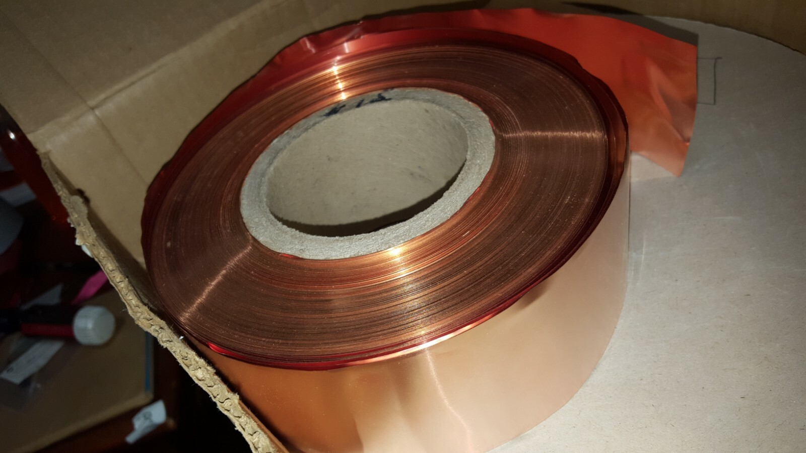 102 CDA .006 X 2.5 X 8 Inch 99.95% Copper Sheet 8 Inch Cut Piece NEW