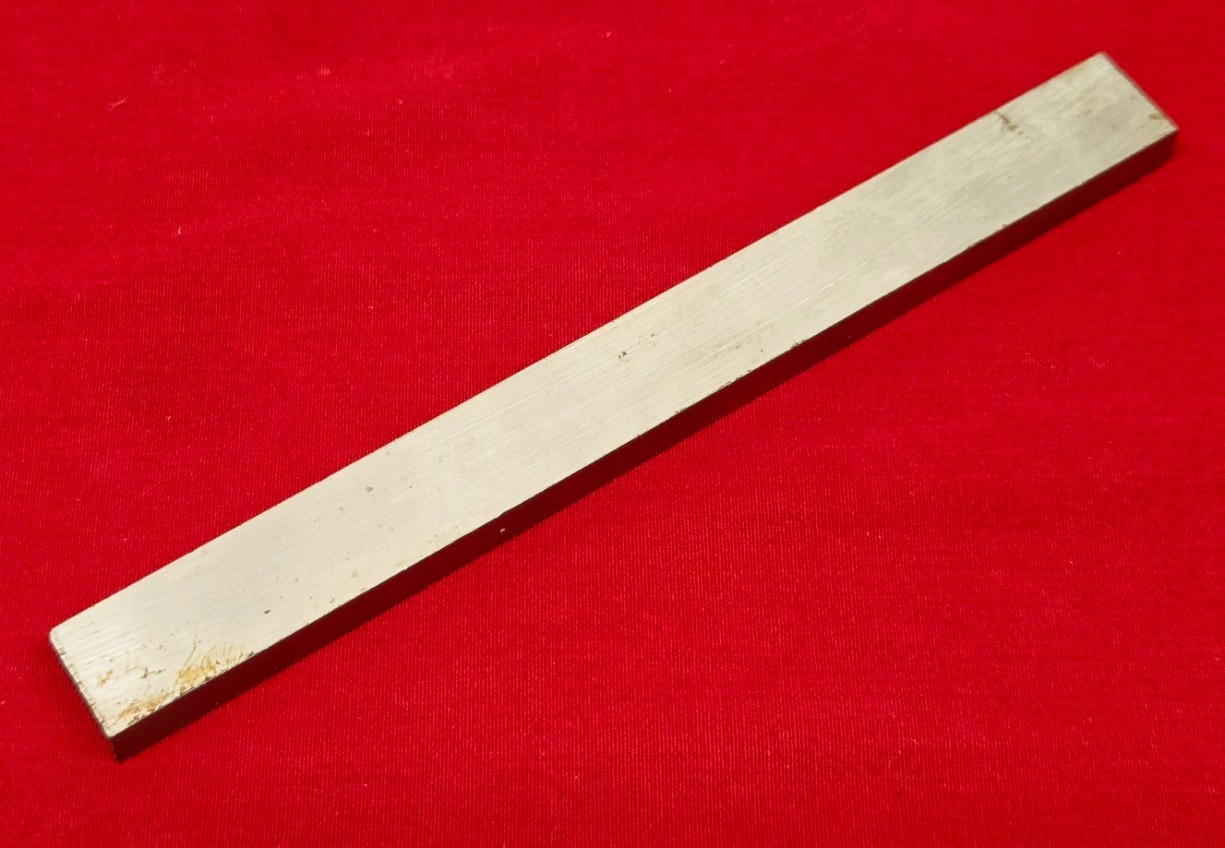 D2 Tool Steel Block Billet 6.1″ L x 0.61″ W x 0.281″ Thick, 4.64 Oz.