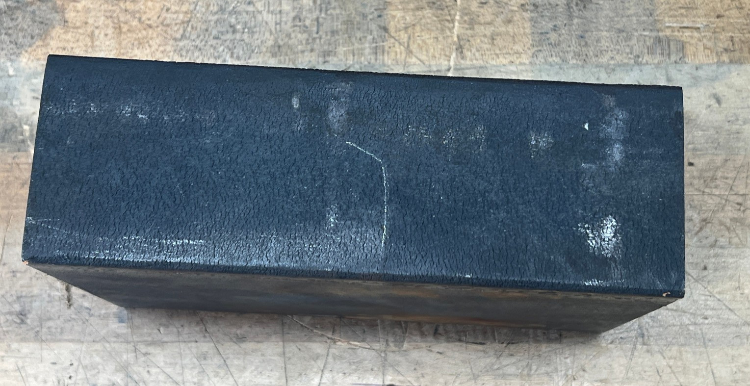 A612 Carbon steel flat bar stock 9″ x 3″ x 5 7/8″ – 45 lbs