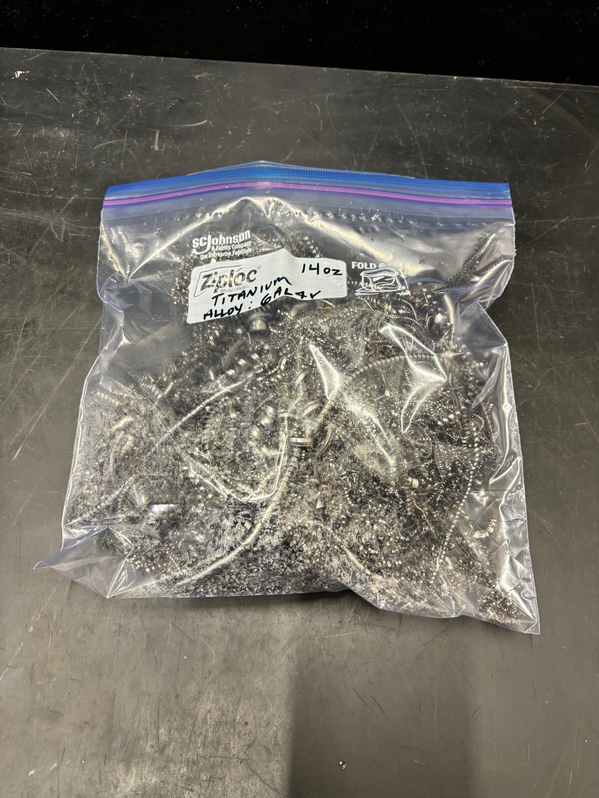 14 oz. of Titanium – Chips, Shred, Turnings, Science Orgonite Art