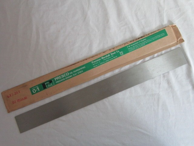 PRESCO 1/16″ x 1-3/4″ x 18″ Type 01 Precision Oil-Hardening Ground Flat Stock