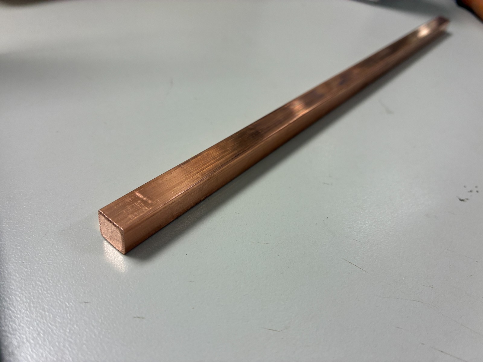 110 Copper 3/8 Square x 36 Inch Length