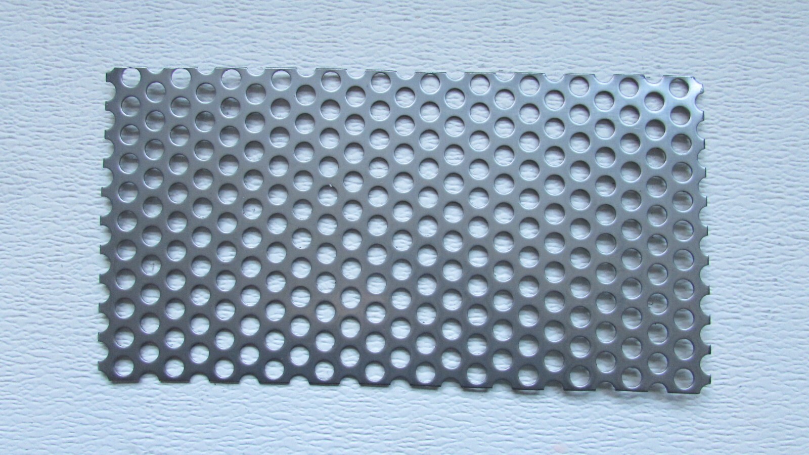 3/8″ HOLE 16 GAUGE 304 STAINLESS STEEL PERFORATED SHEET– 12 ” x 15-1/2″