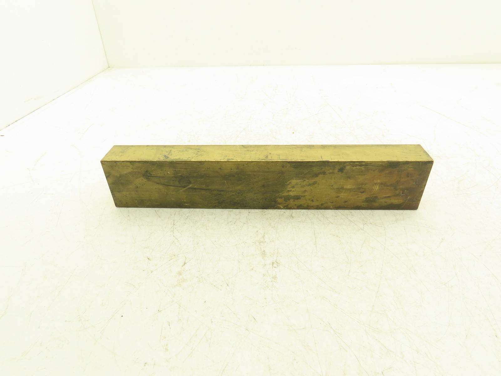 360 Yellow Brass Stock Rectangle Flat Bar 1-1/2″x 2-1/2″x 13-11/16″L 15lbs