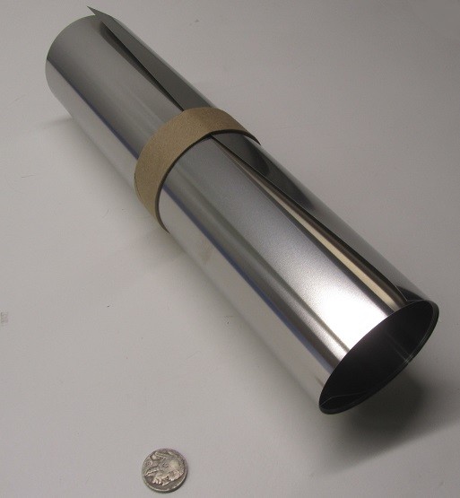 18-8 Stainless Steel Sheet, Full Hard, .010″ x 12″ x 50″