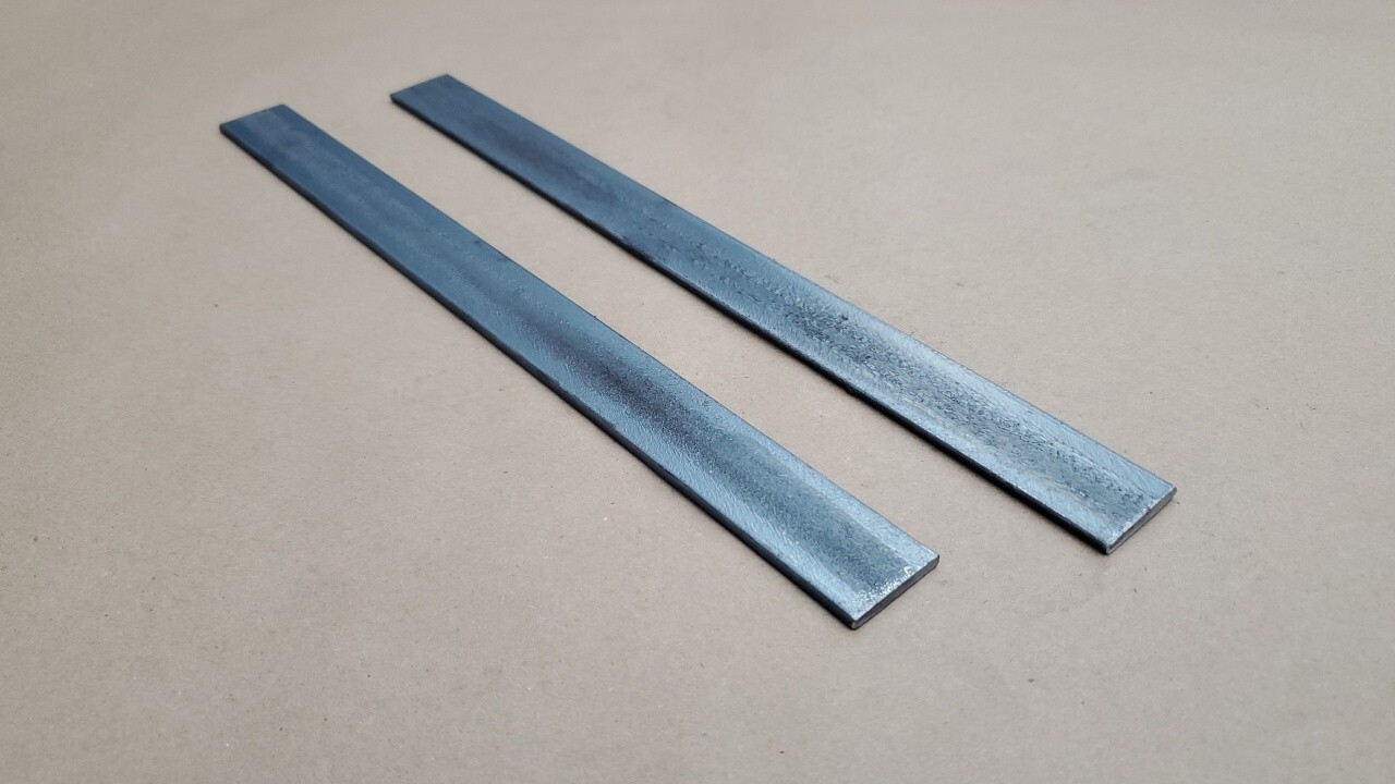 1/8″x1″ A36 Steel Flat Bar 12″ Inches Long (+/- 1/8″) Hot Rolled Lot of 2