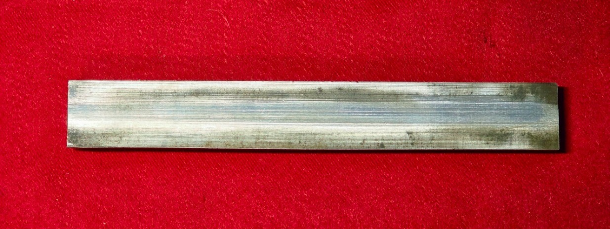 D2 Tool Steel Block Billet 7.54″ L x 1.35″ W x 0.420″ Thick, 15.2 Oz.