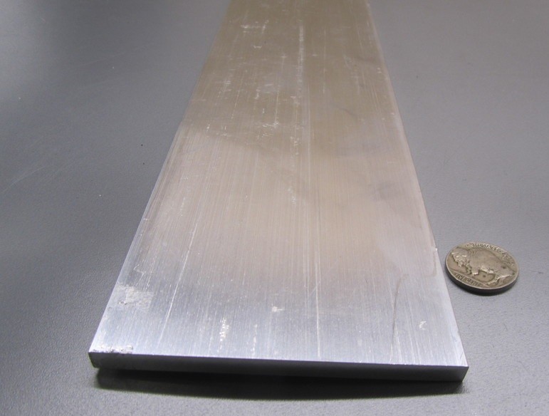 6061 T651 Aluminum Bar, 1/4″ (.250″) Thick x 3.50″ Wide x 60″ Length