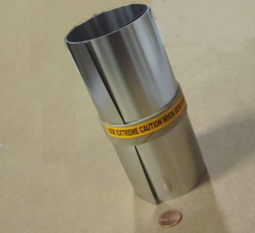 301 Stainless Steel Sheet 1/2 Hard .010″ Thick x 6.0″ Width x 50.0″ Length