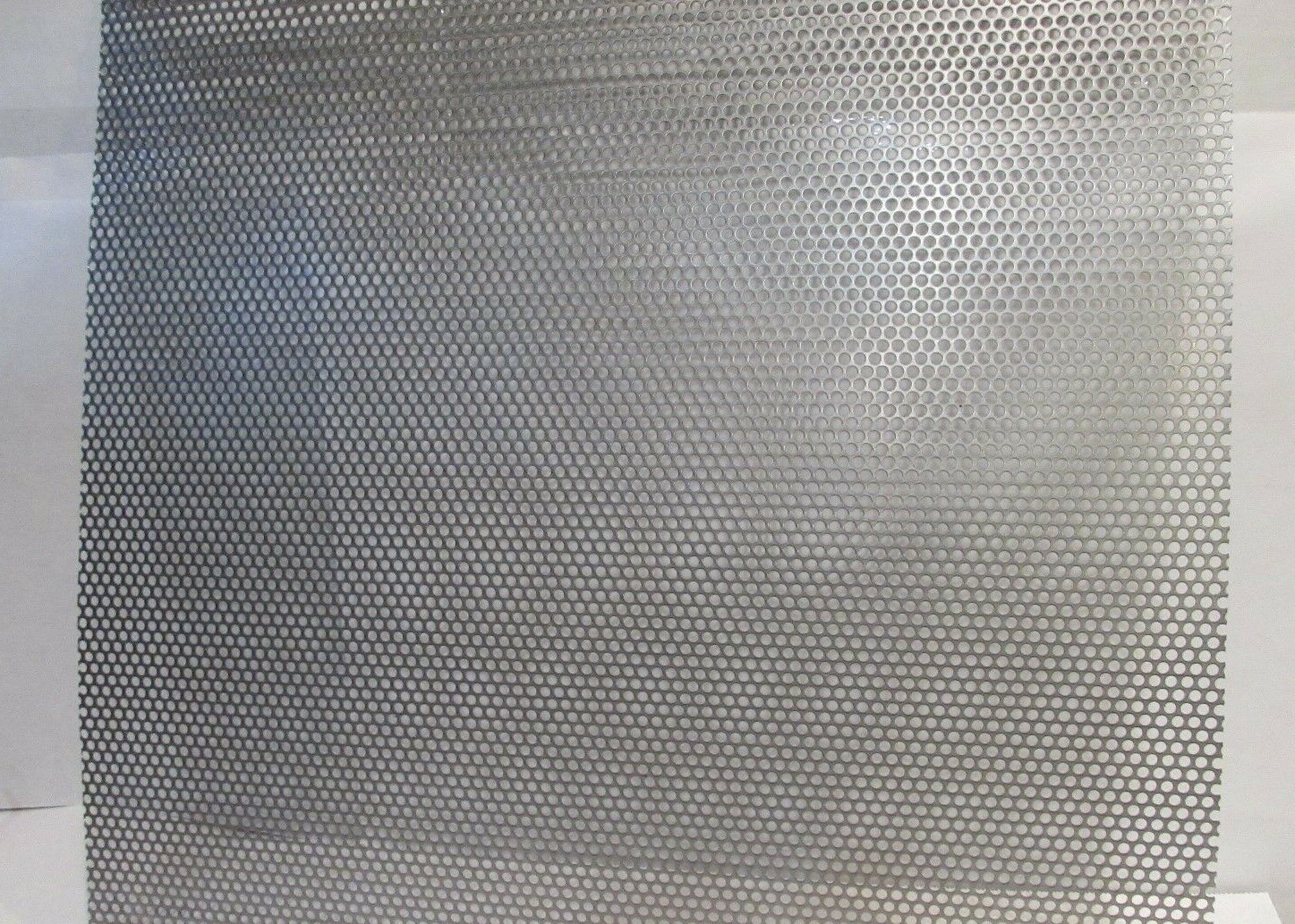 -1/4″ HOLE 16 GA.–(.0598)- 304 S.S. PERFORATED SHEET– 10″ X 10″