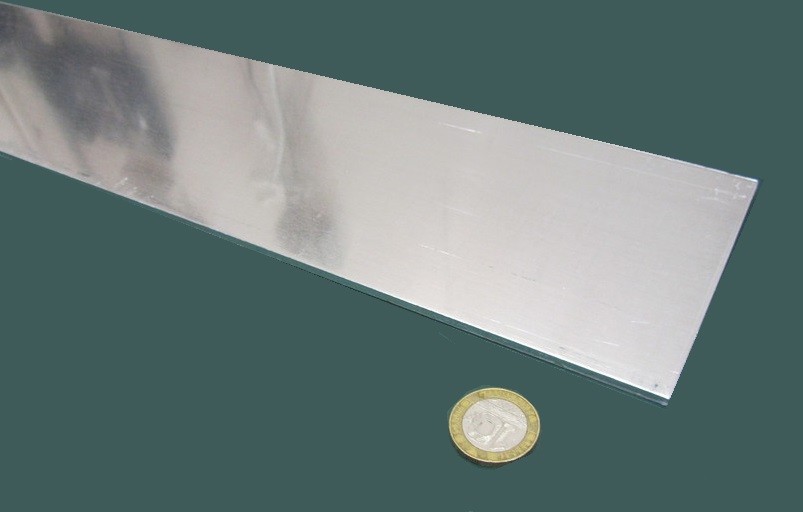 1100 Aluminum Bar Softened (O) .125″ (.125″) Thick x 4.0″ Wide x 24″ Long