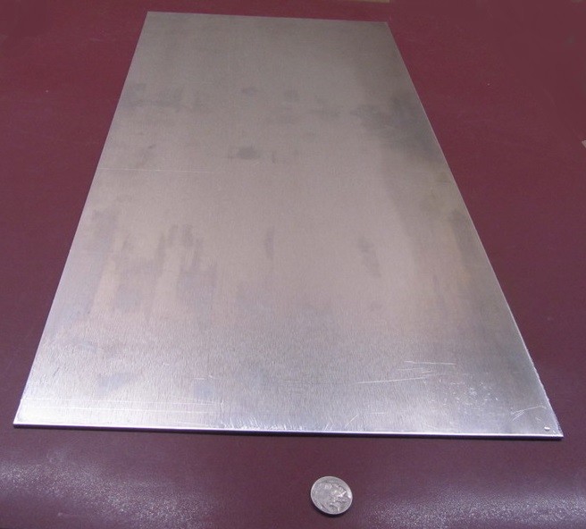 1100 Aluminum Sheet Softened (O) .090″ Thick x 12.0″ Wide x 24.0″ Long