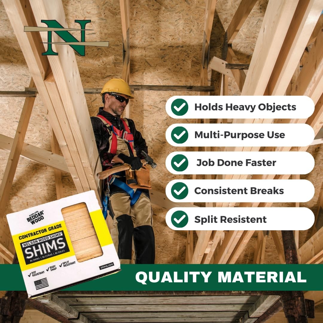 – Leveling Wedge Professional Contractor DIY Bulk Kit (42 Ct), Premium Beddar…