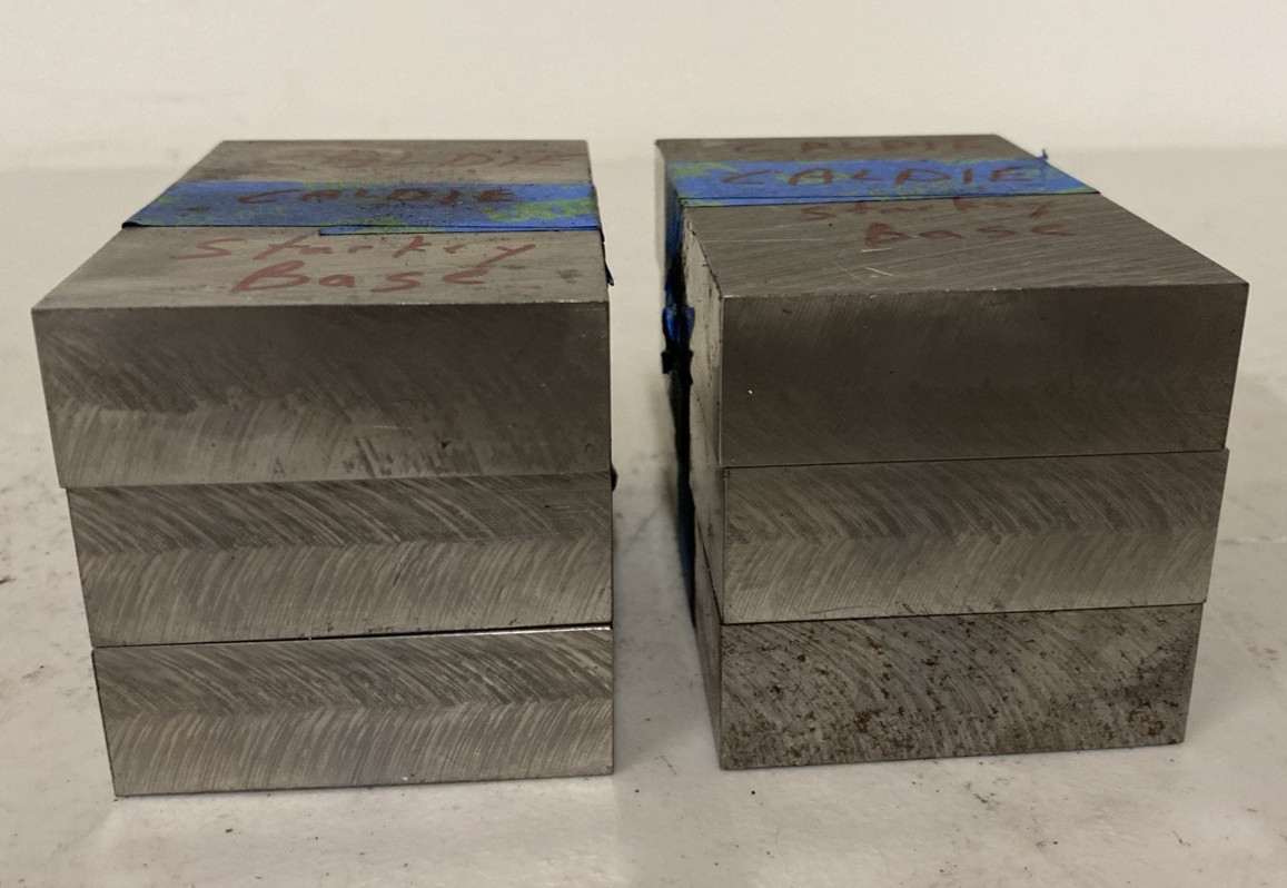 Lot 10.4 LBS Uddeholm Caldie Tool Steel Stock Rectangle Block Alloy CNC ESR