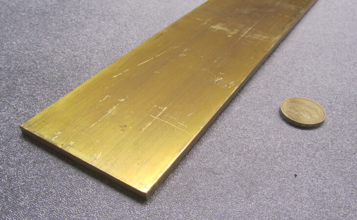 360 Brass Flat Bar 3/16″ Thick x 3.0″ Wide x 60.0″ Length