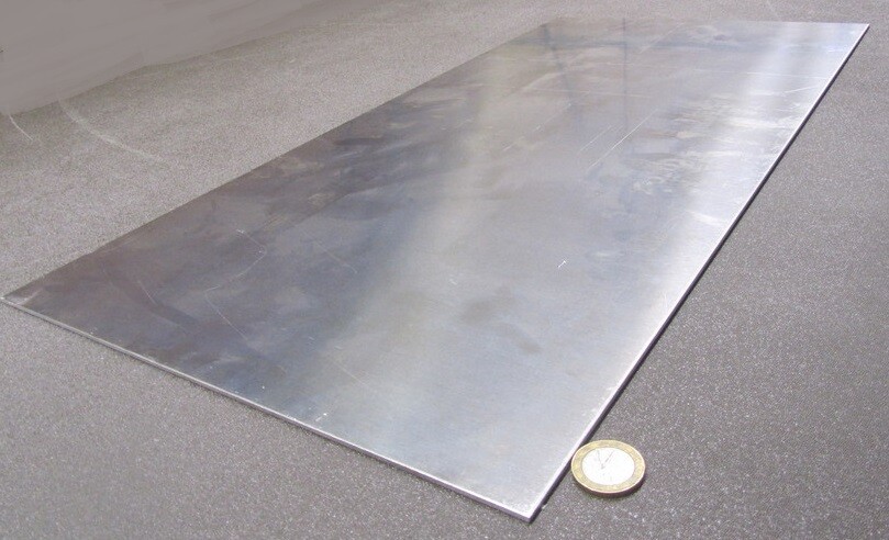 2024 Aluminum Sheet, T3, .090″ Thick x 12.0″ Width x 24.0″ Length