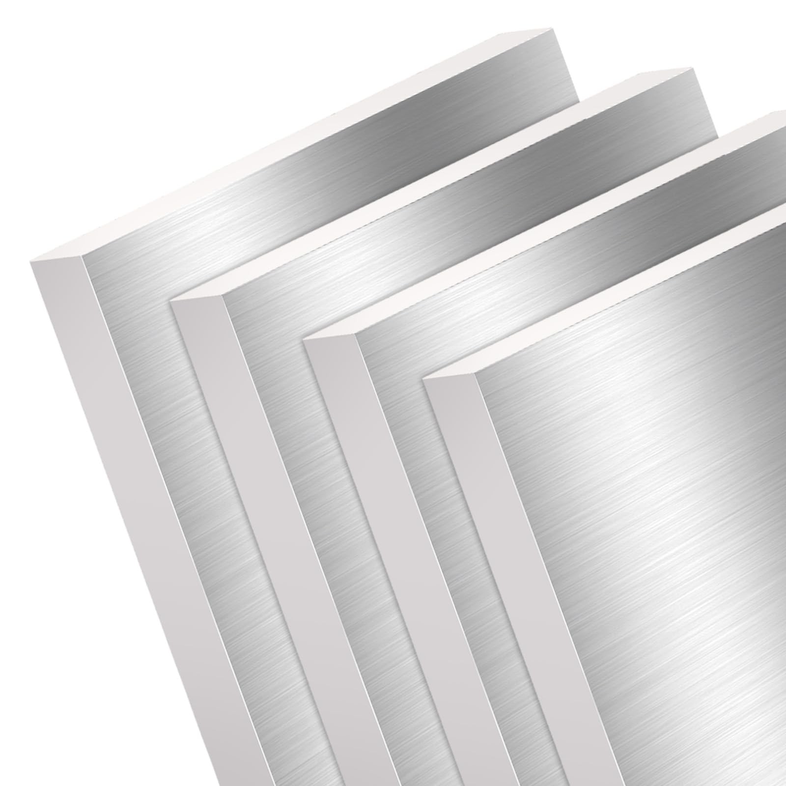 4pcs 4 X 4 X 1/2 0.47 Inch Aluminum Plate Aluminum Metal Sheet 6061 Aluminum